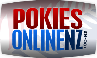 Logo for Pokies Online NZ, leading casino gambling comparison site in New Zealand